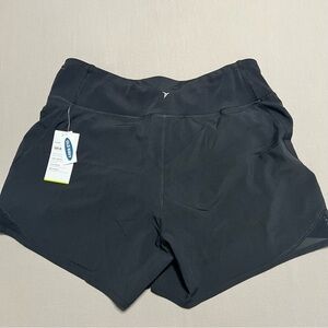 Old Navy Active Go Dry Liner Black Shorts Women Medium Running Shorts